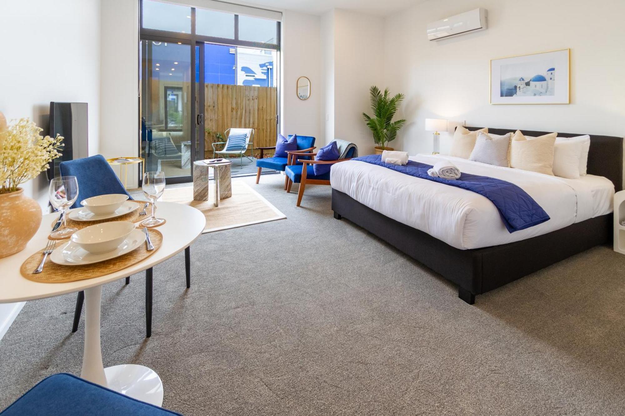 Central Christchurch Santorini Style 1Br Studio 외부 사진